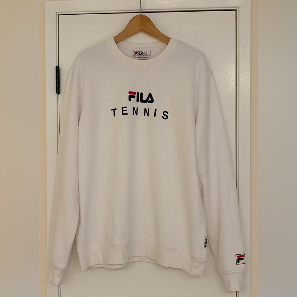 Fila Unisex Tennis Crewneck Sweatshirt